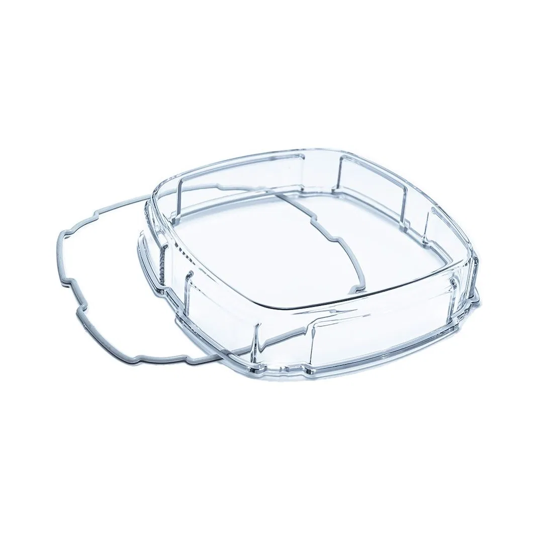 168249 – RIGID IND Driving/ Fog Light Lens, Replacement Lens For Phoenix XL Pod Lights 7 Inch Square Clear Polycarbon...